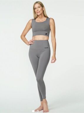 Forme High-Waist Sculpt Athletic Leggings Gray Size XXL Core Back Posture Chic